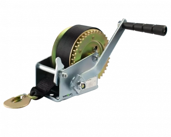 Лебедка барабанная WH25-20, 1100 кг, лента 20 м