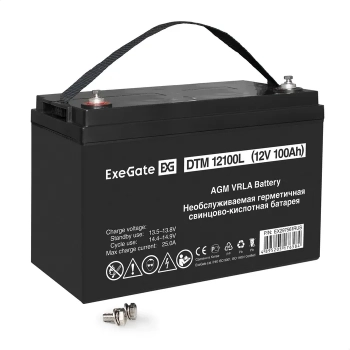 Аккумулятор ExeGate DTM 12100L (12V 100Ah)