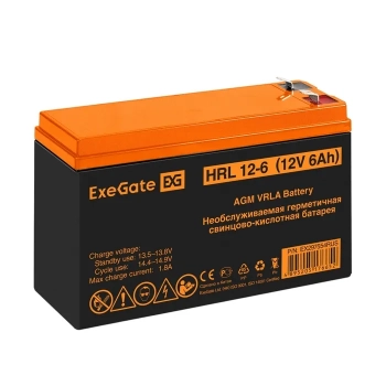 Аккумулятор ExeGate HRL 12-6 (12V 6Ah 1224W)