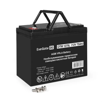 Аккумулятор ExeGate DTM 1275L (12V 75Ah)