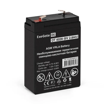 Аккумулятор ExeGate DT 6028 (6V 2.8Ah)