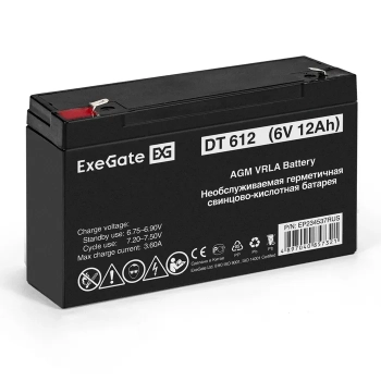 Аккумулятор ExeGate DT 612 (6V 12Ah)