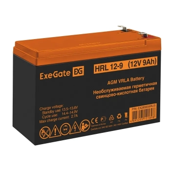Аккумулятор ExeGate HRL 12-9 (12V 9Ah 1234W)
