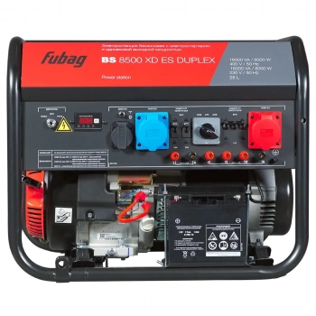 Бензиновый генератор Fubag BS 8500 XD ES DUPLEX равномощный с электростартером, 8 кВт