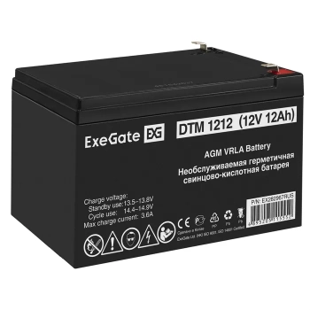 Аккумулятор ExeGate DTM 1212 (12V 12Ah 1251W)