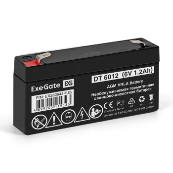 Аккумулятор ExeGate DT 6012 (6V 1.2Ah)
