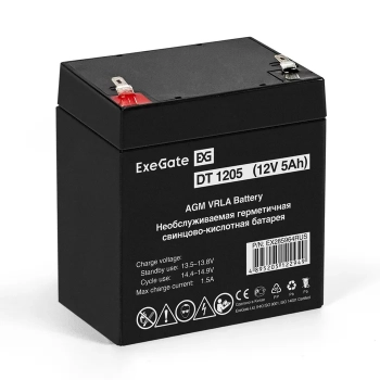Аккумулятор ExeGate DT 1205 (12V 5Ah)