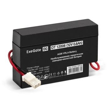 Аккумулятор ExeGate DT 12008 (12V 0.8Ah)