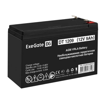 Аккумулятор ExeGate DT 1209 (12V 9Ah) F2