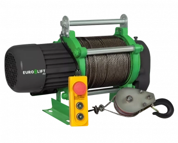 Лебедка электрическая KCD 300/600 кг, 70/35 м, 220 В