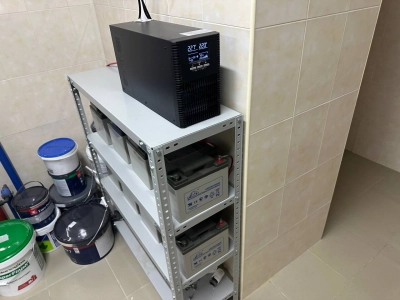 Монтажные работы ИБП Turbosky PT 3KL в котельную