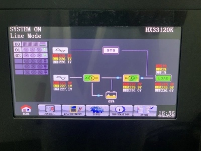 Монтажные работы и пусконаладка ИБП Turbosky 120 KVA