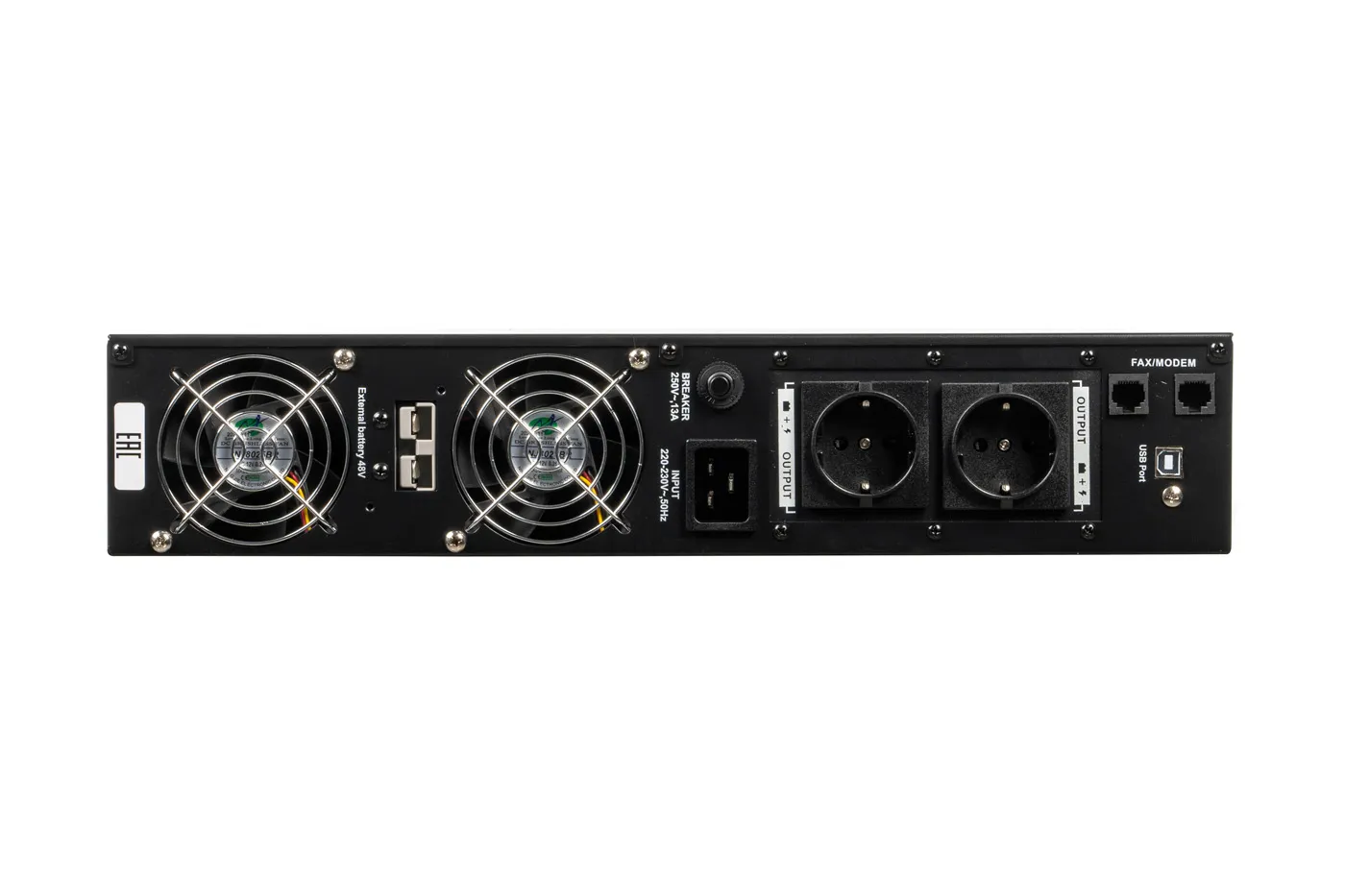 RAPAN-UPS 1000-RACK-IN-2X9