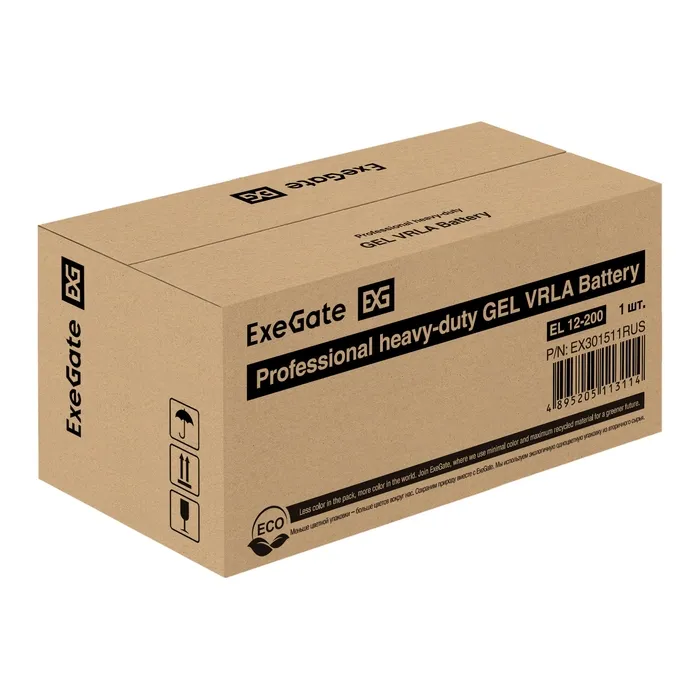Аккумулятор ExeGate EL 12-200-M8 (12V 200Ah)