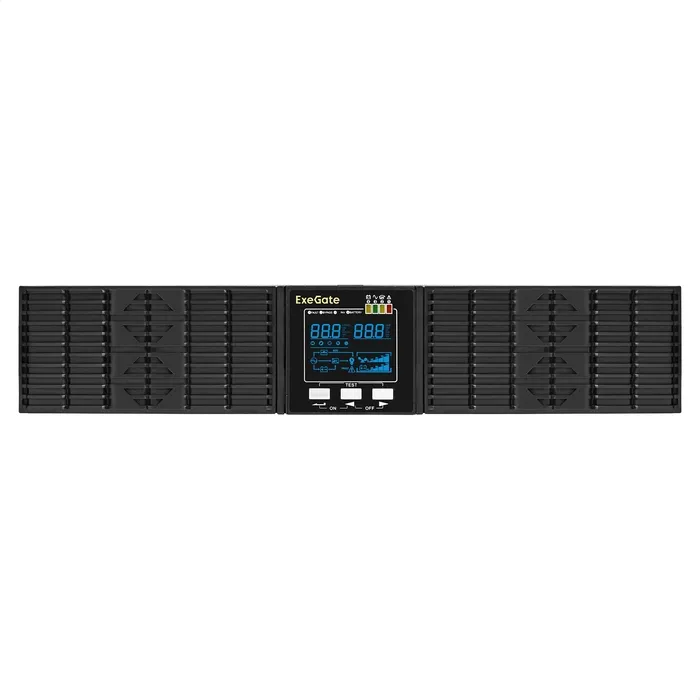 ИБП ExeGate PowerExpert ULS-2000.LCD.AVR.6C13.USB.RS232.SNMP.BC.2U