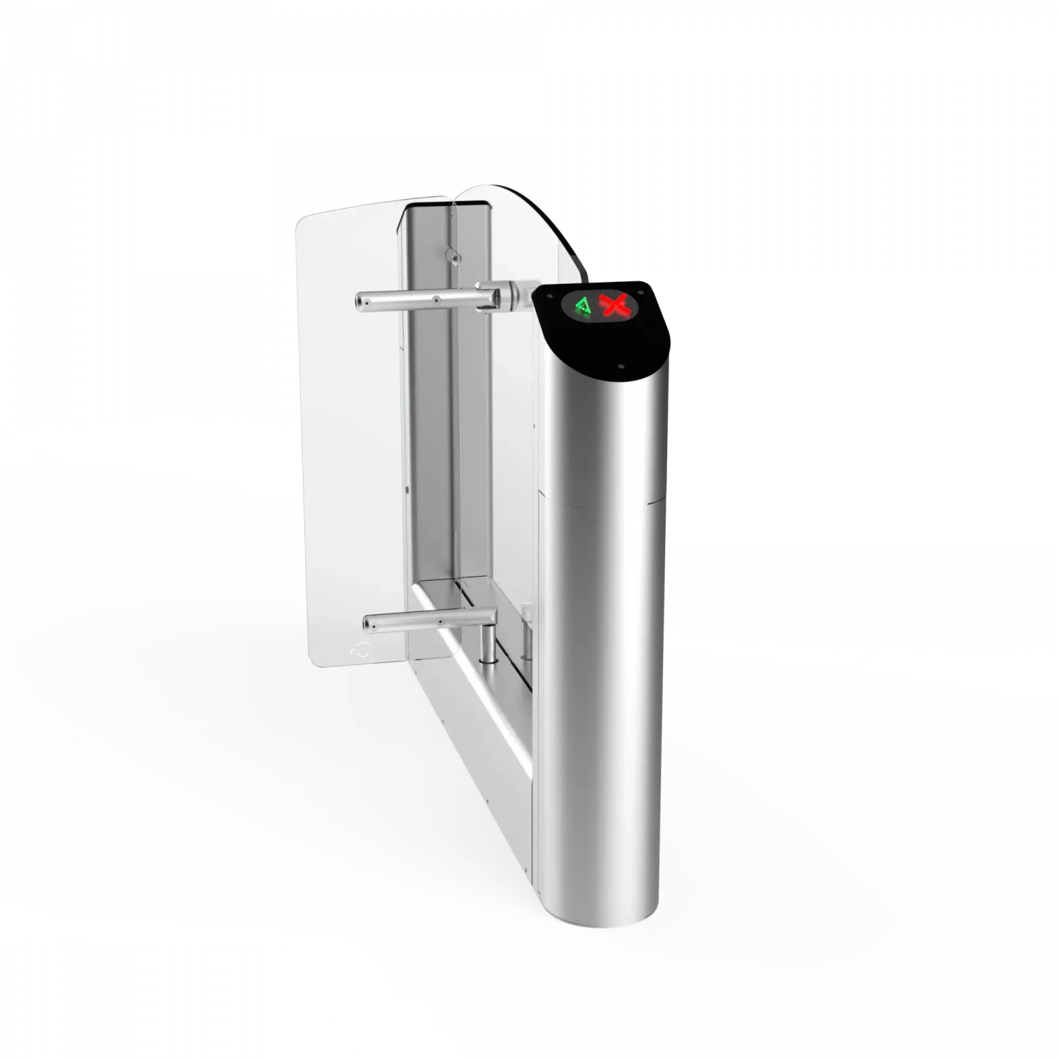 Крайний модуль турникета с распашными створками Oxgard Praktika T-04-SM с шириной зоны прохода 660