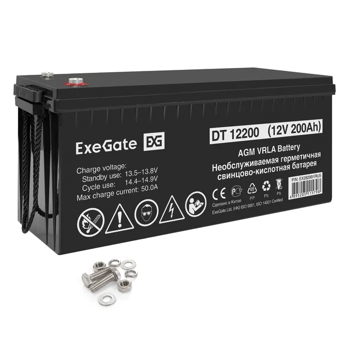 Аккумулятор ExeGate DT 12200 (12V 200Ah)