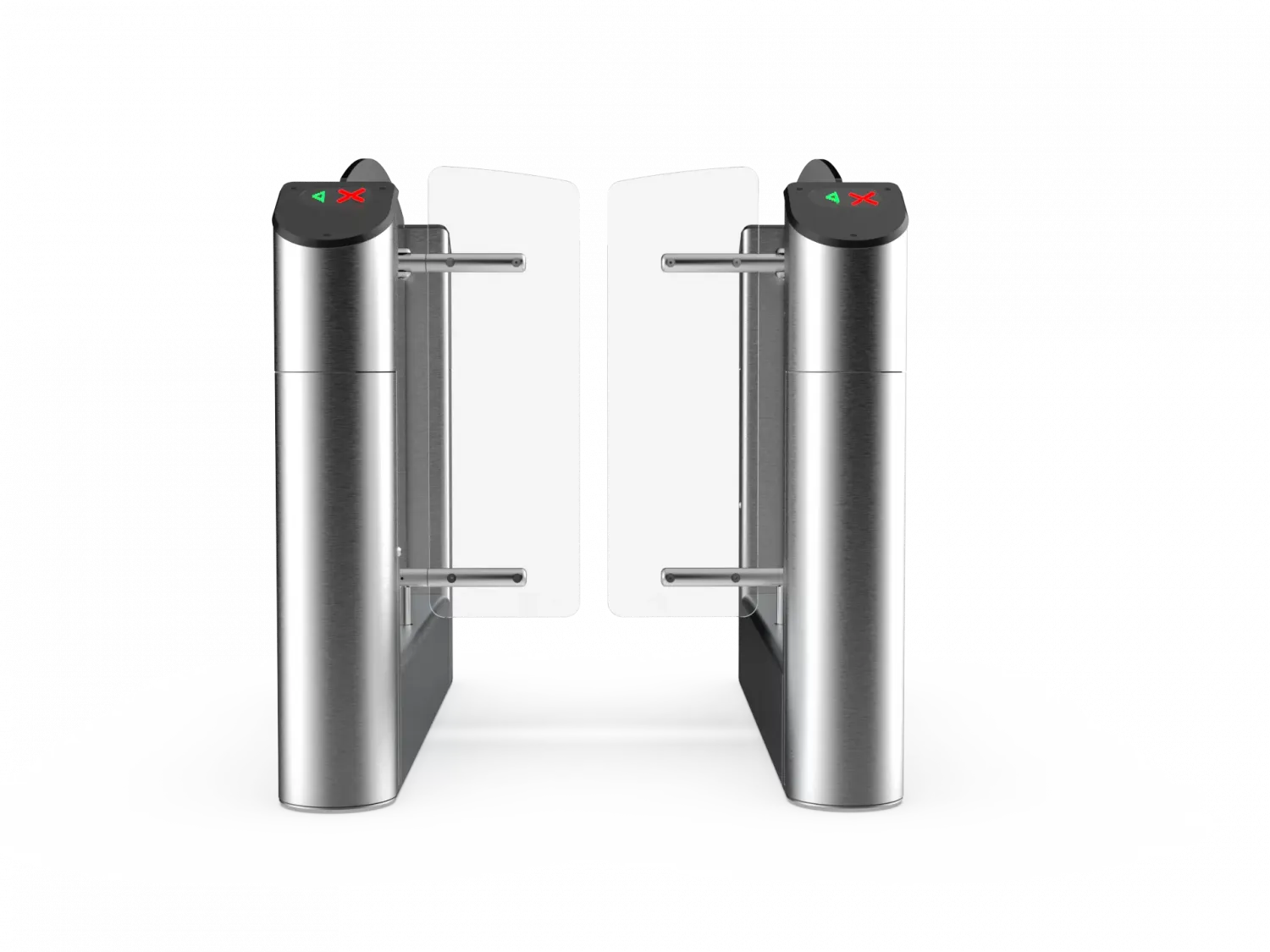 Крайний модуль турникета с распашными створками Oxgard Praktika T-04-SM с шириной зоны прохода 660