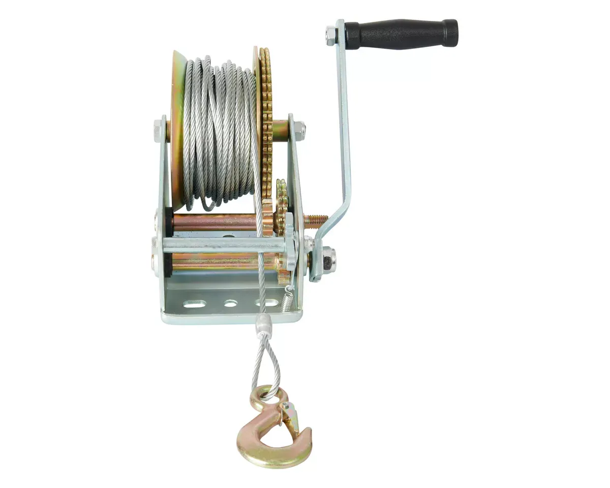 Лебедка барабанная WH25-20, 1100 кг, канат 20 м