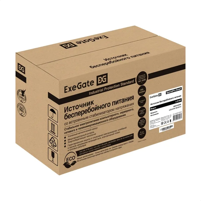 ИБП ExeGate SpecialPro Smart LLB-900.LCD.AVR 1SH.2013 / 1SH.2C13.RJ.USB