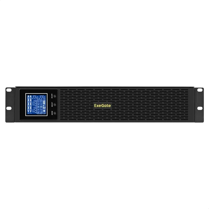 ИБП ExeGate SinePower UHB-3000.LCD.AVR.8C13.RJ.USB.BC.2U