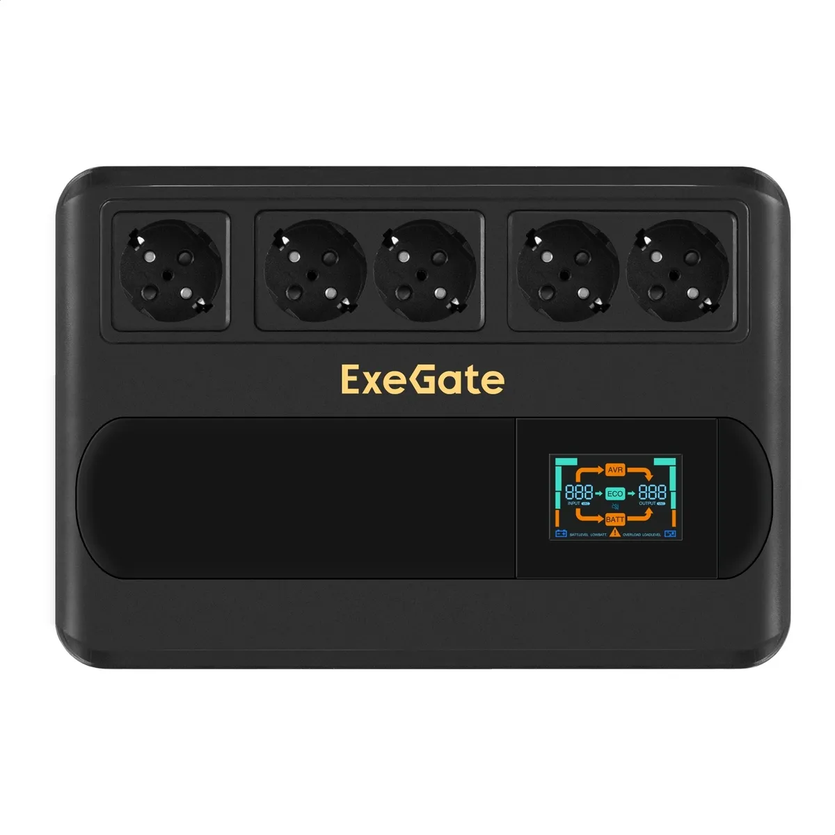 ИБП ExeGate NEO Smart BU-1000.LCD.AVR.5SH.RJ.USB