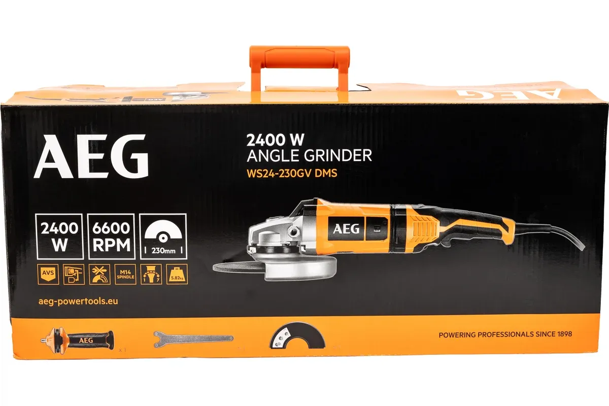 Угловая шлифмашина AEG WS24-230GV DMS 4935431775