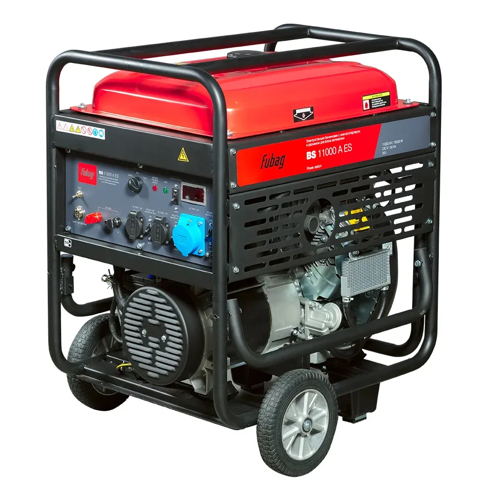 Fubag BS 11000 A ES + Блок автоматики BS 11500, однофазный с электростартером, 10 кВт