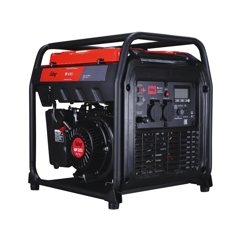 Fubag TI 4300 однофазный с ручным запуском, 3,8 кВт