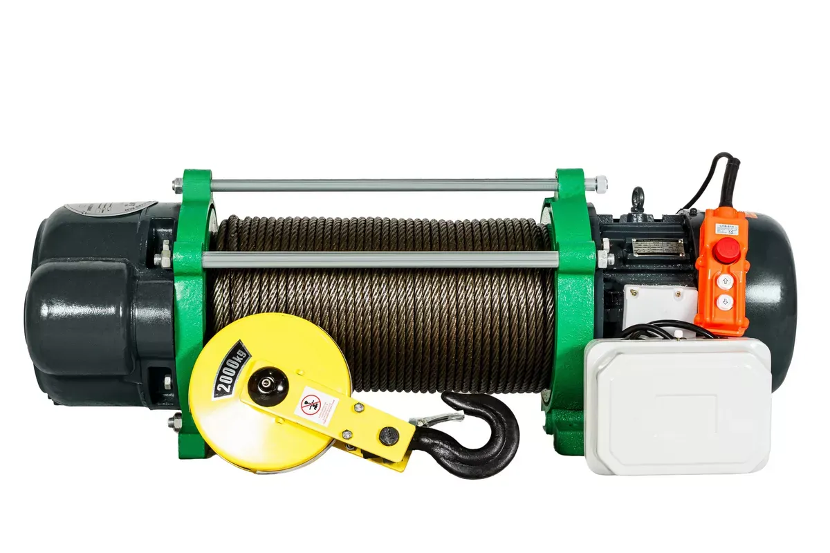 Лебедка электрическая EUROLIFT KCD 1000/2000 кг, 100/50 м, 380 В