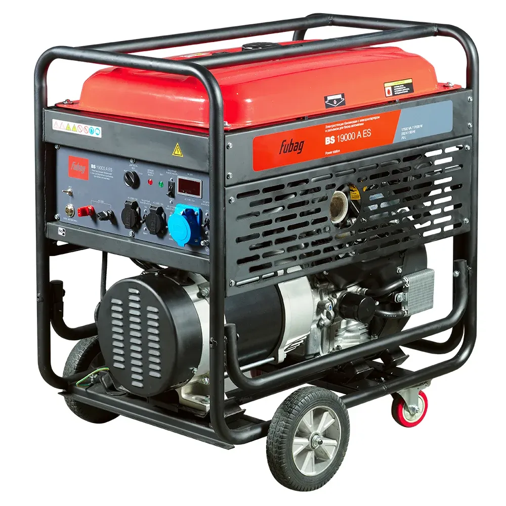 Fubag BS 19000 A ES + Блок автоматики BS 25000 D, однофазный с электростартером, 17 кВт