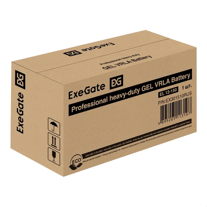 Аккумулятор ExeGate EL 12-150-M8 (12V 150Ah)