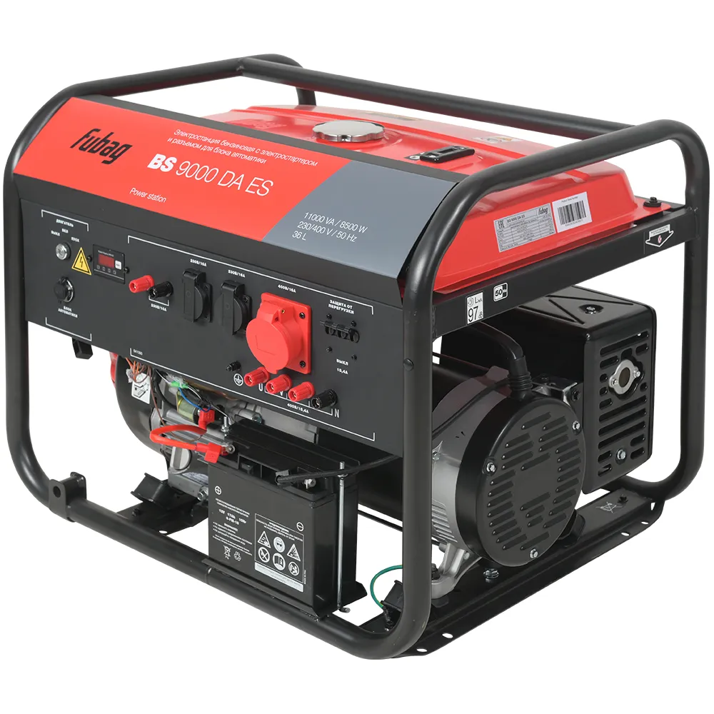 Fubag BS 9000 DA ES с блоком АВР BS 11500 D трехфазный с электростартером, 8,5 кВт