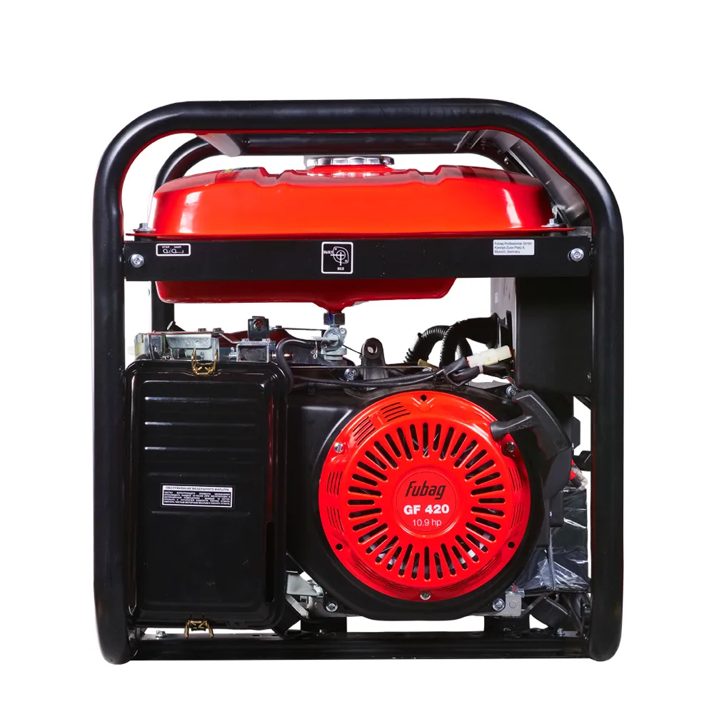 Бензиновый генератор Fubag BS 6600 DA ES с блоком АВР BS 6600D трехфазный с электростартером, 6 кВт
