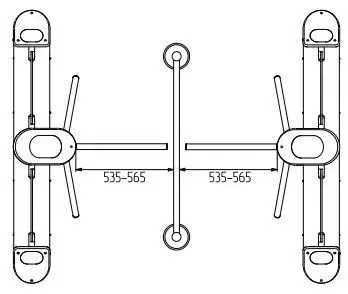Турникет трипод моторизованный Oxgard Praktika T-03