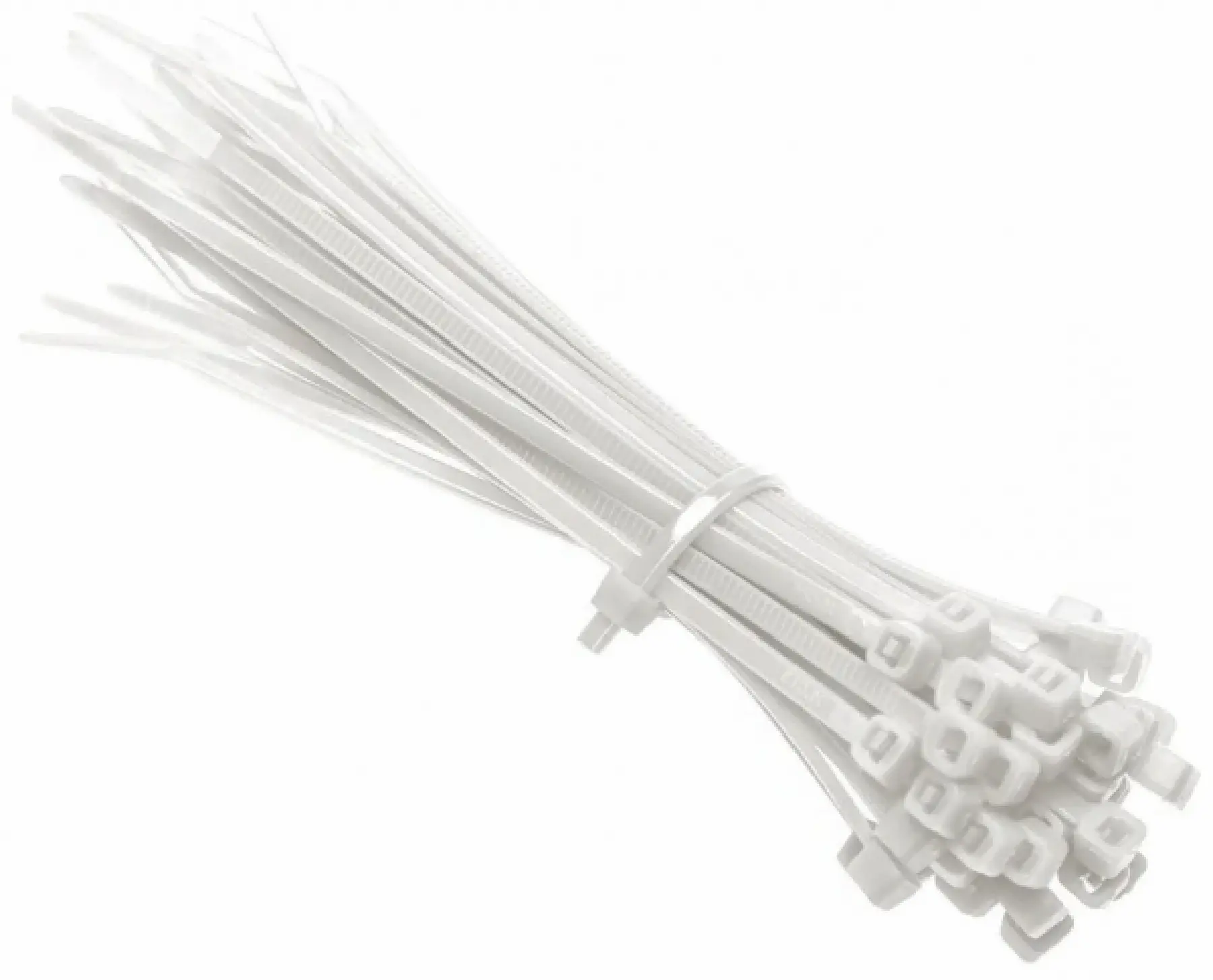 Хомут для стяжки пластиковый Turbosky CT-1W (белый), 100 шт