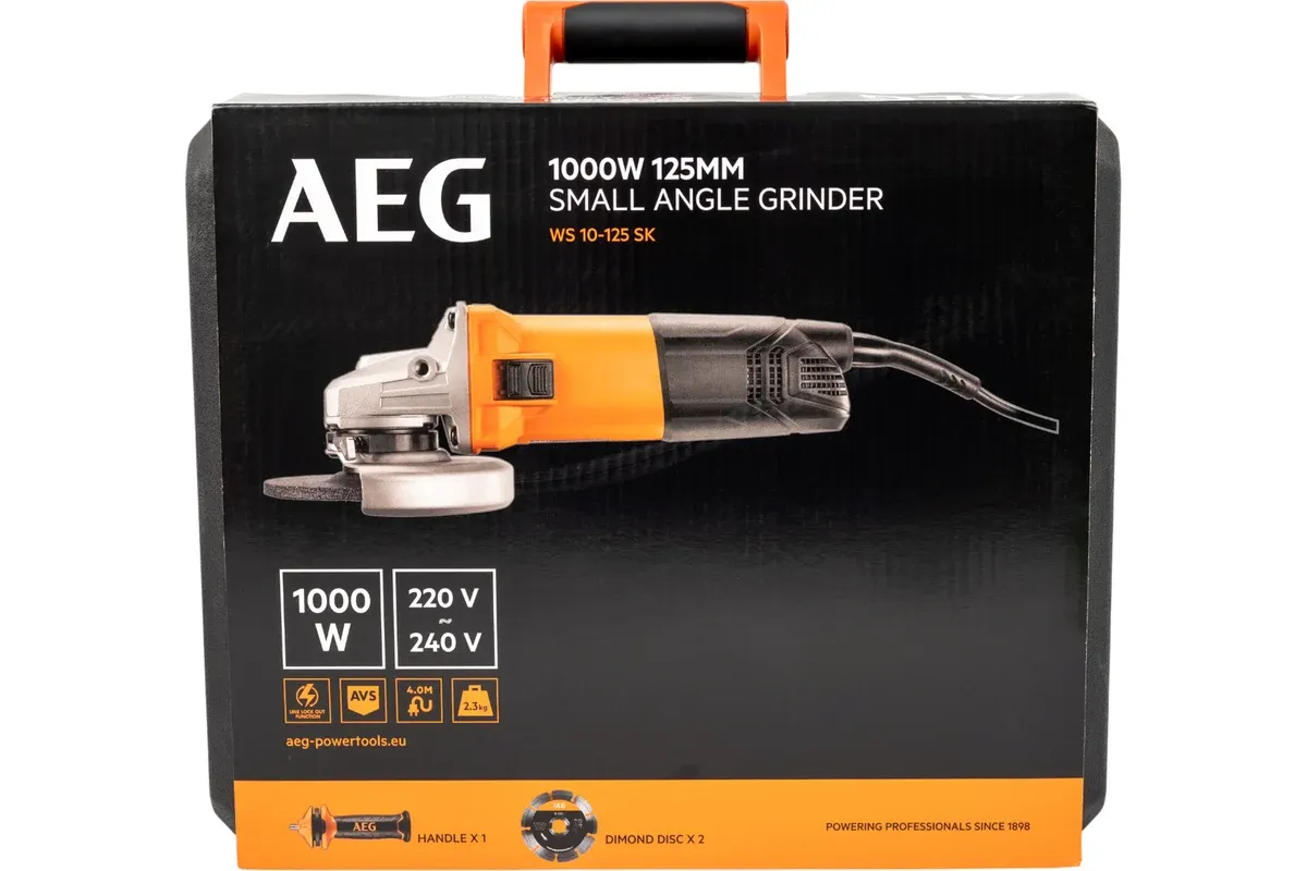 Угловая шлифмашина AEG WS10-125SK 4935451303