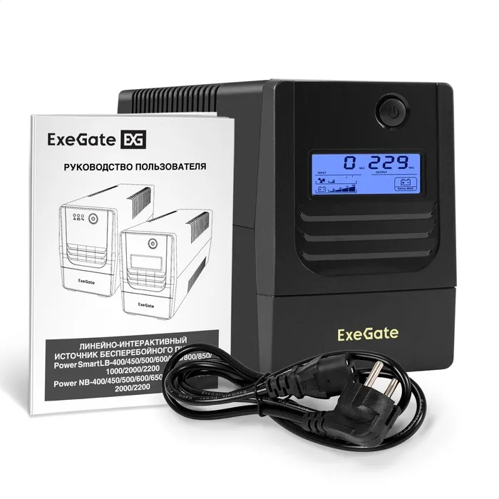 ИБП ExeGate Power Smart LB-800.LCD.AVR 4C13 / 4C13.USB / 2SH / 2SH.USB