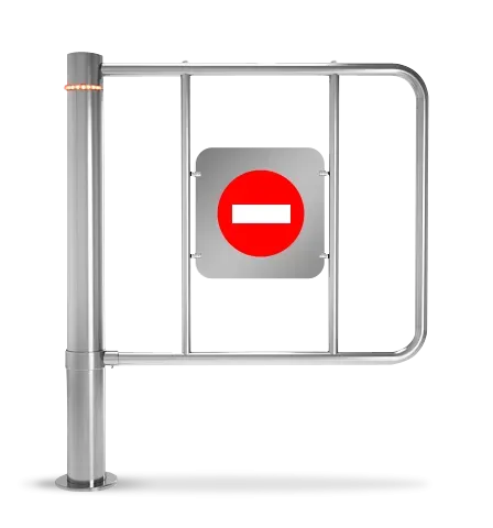 Калитка Oxgard K-15 реверсивная с заполнением, щит из нержавеющей стали, ширина 735 мм