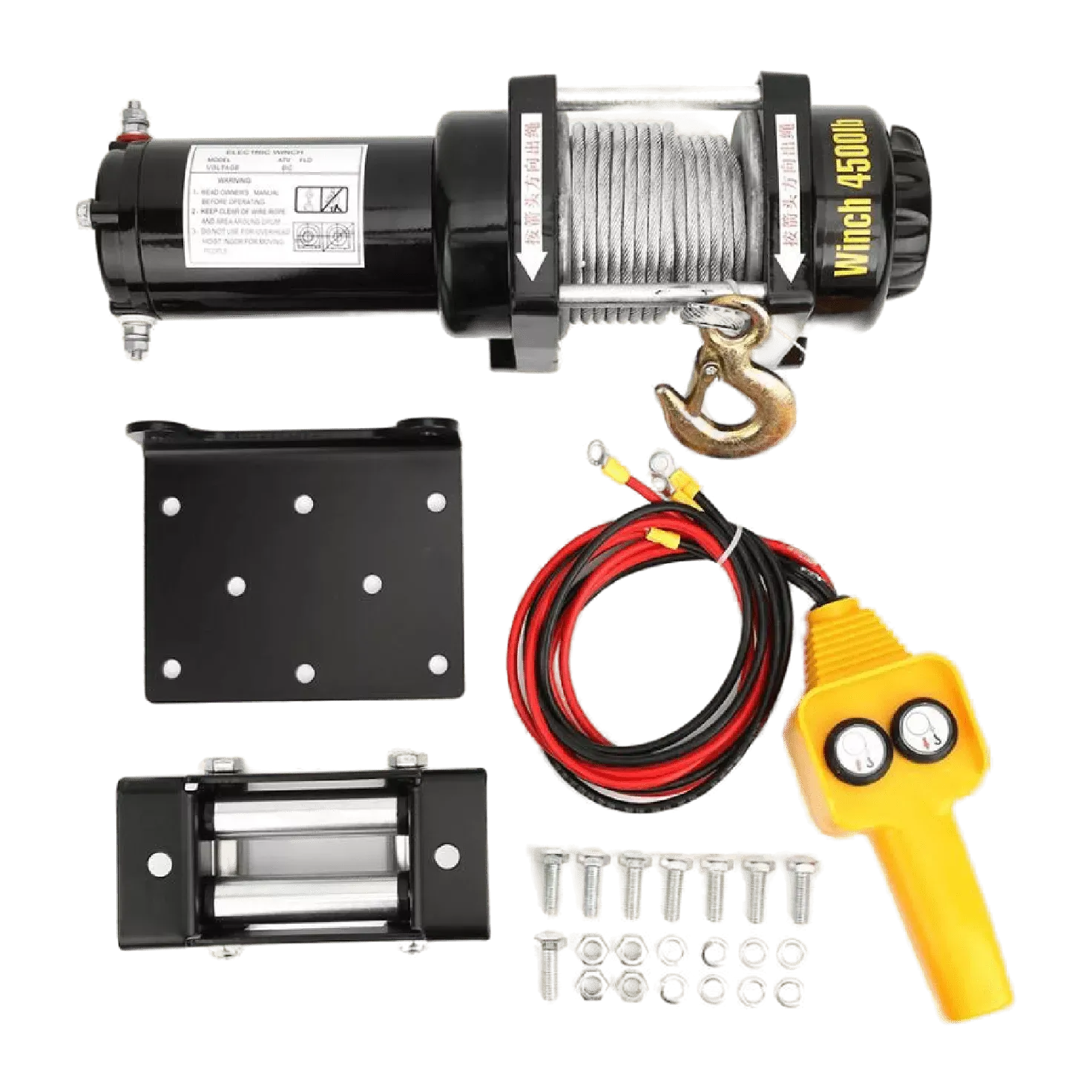 Лебедка автомобильная EL LB 4000 1814 кг 12 В Euro-Lift